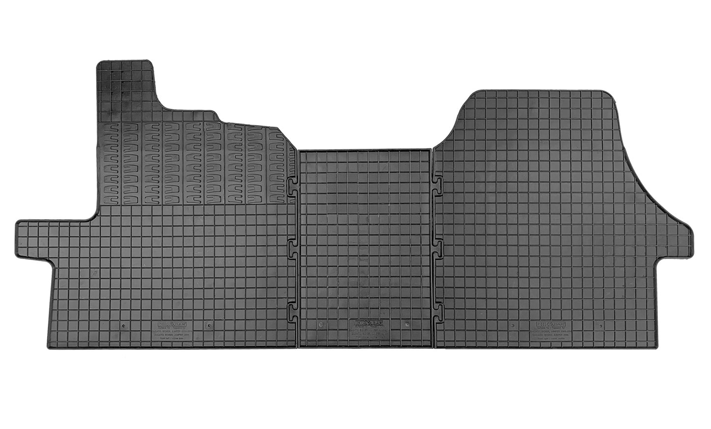 ΜΑΡΚΕ ΠΑΤΑΚΙΑ ΣΕ ΣΚΑΦΗ ΛΑΣΤΙΧΟ ΓΙΑ CITROEN JUMPER / FIAT DUCATO / PEUGEOT BOXER 2006-2014+ ΣΕ ΜΑΥΡΟ ΧΡΩΜΑ ΧΩΡΙΣ ΚΟΥΜΠΩΜΑΤΑ CIK - 3 ΤΕΜ.
