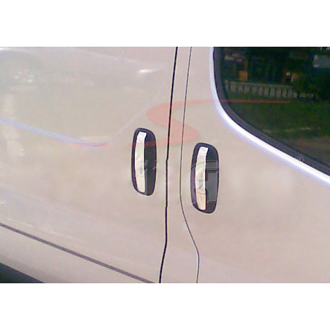 ΧΕΡΟΥΛΙΑ ΠΟΡΤΑΣ ΓΙΑ RENAULT TRAFIC 2010+ ΧΡΩΜΙΟ ΜΕΤΑΛΛΙΚΑ 4ΤΕΜ.