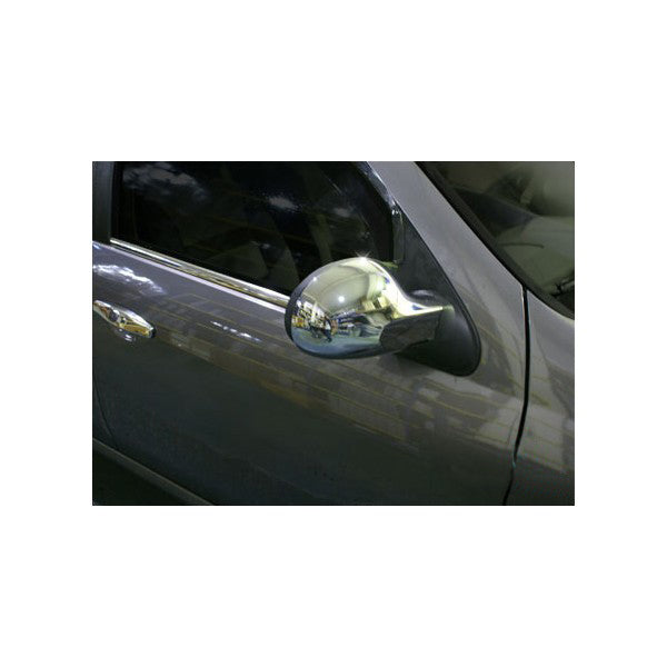 ΚΑΠΑΚΙΑ ΚΑΘΡΕΠΤΩΝ ΓΙΑ RENAULT TWINGO II HB 2001-2014 / SYMBOL / THALIA 2009-2013 ΧΡΩΜΙΟΥ 2 ΤΕΜ. ΠΛΑΣΤΙΚΑ