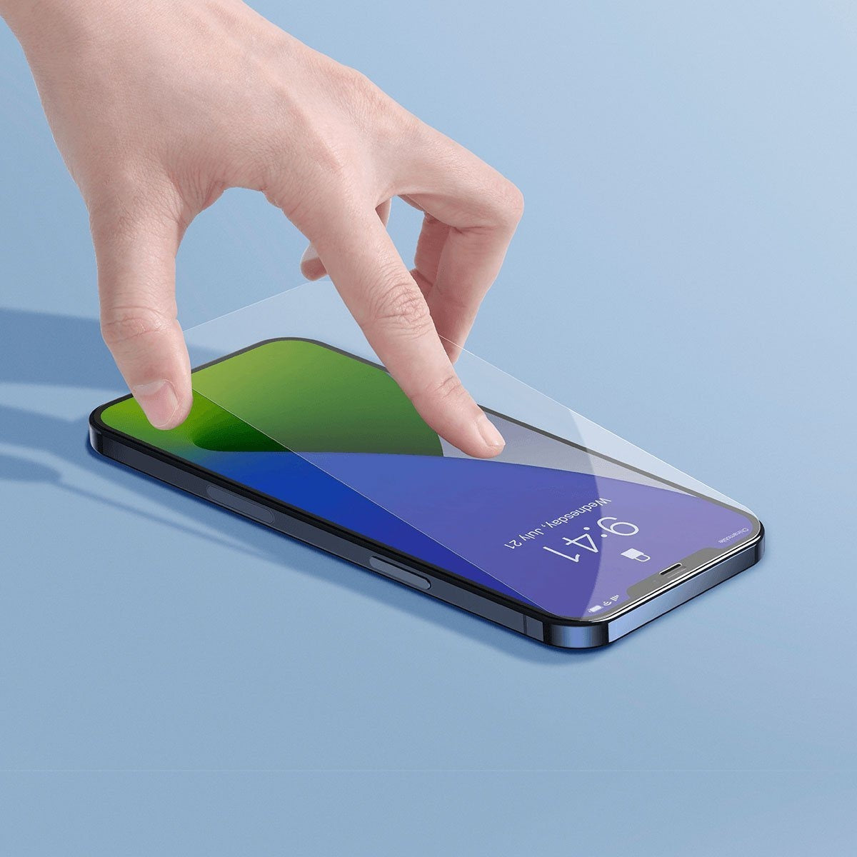 Baseus 2x Blue-Light Filter Tempered Glass (iPhone 12 Pro Max)