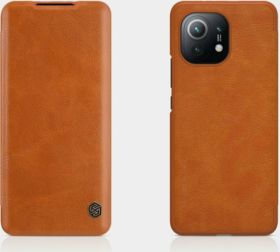 Nillkin Qin Book Δερματίνης Καφέ (Xiaomi Mi 11)