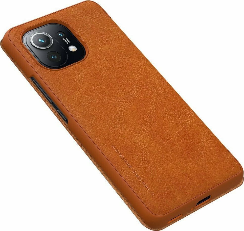 Nillkin Qin Book Δερματίνης Καφέ (Xiaomi Mi 11)
