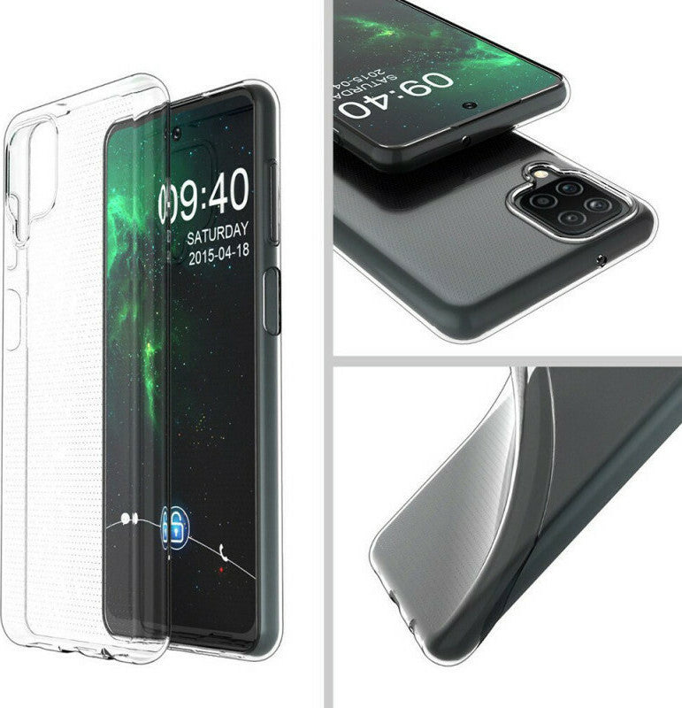 Erbord Erbord Samsung Galaxy A12 Slim Θήκη Σιλικόνης - Διάφανη