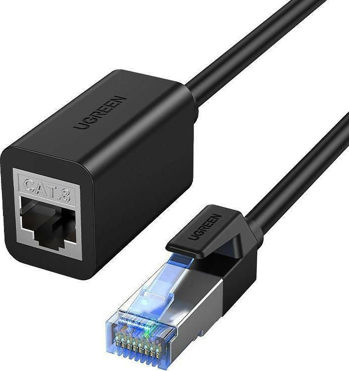 Ugreen S/FTP Cat.8 Καλώδιο Δικτύου 0.5m Μαύρο