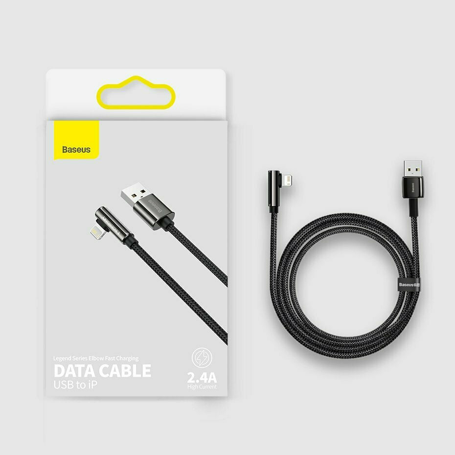 Baseus Legend Braided USB to Lightning Cable Μαύρο 1m (CALCS-01)