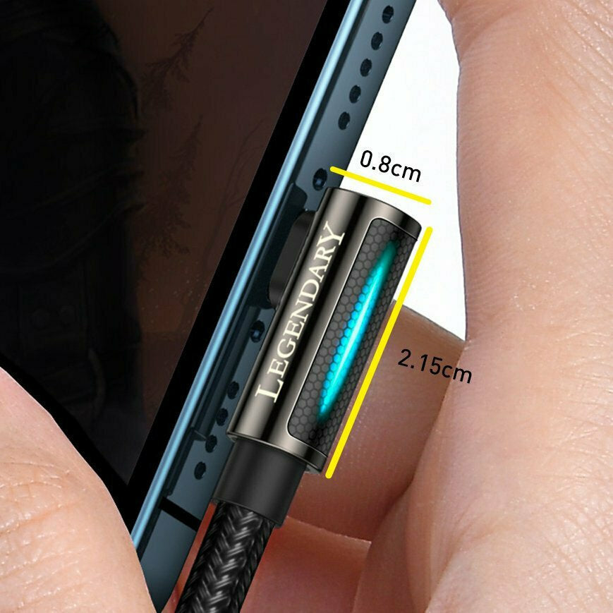 Baseus Legend Braided USB to Lightning Cable Μαύρο 1m (CALCS-01)