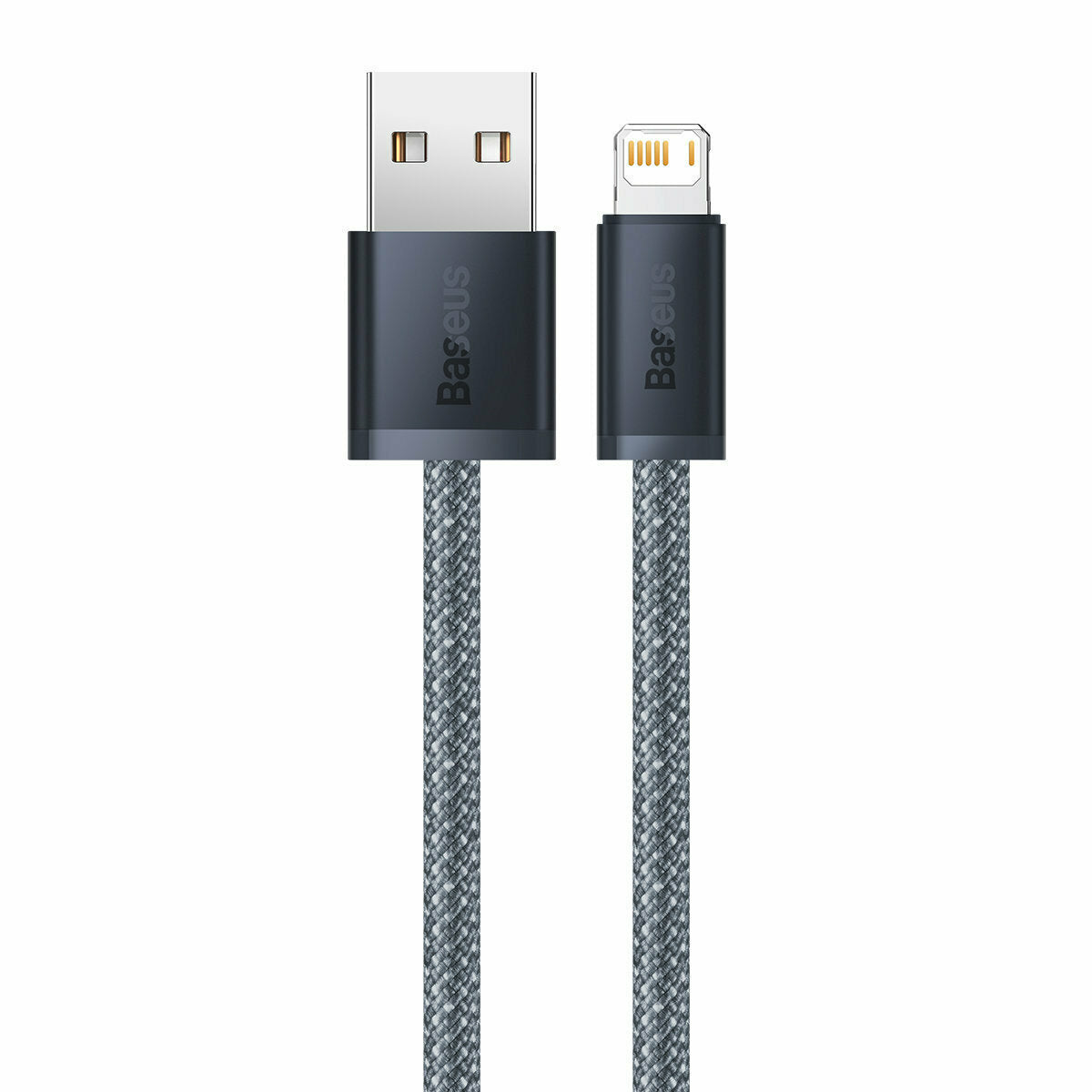 Baseus Braided USB to Lightning Cable Γκρι 1m (CALD000416)