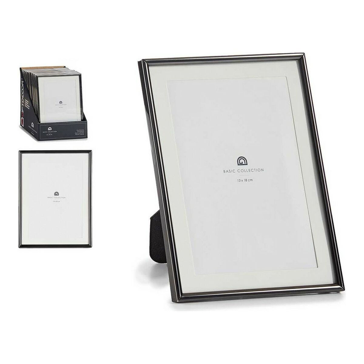 GiftDecor Κορνίζα Μεταλλική 13x18cm Μαύρη