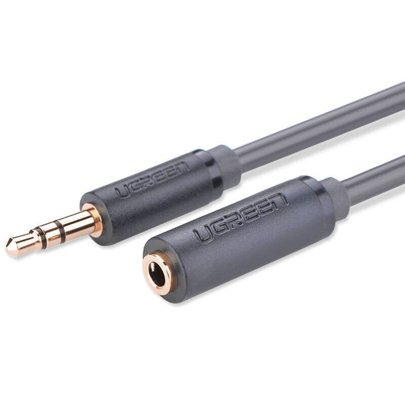 Ugreen Καλώδιο 3.5mm male - 3.5mm female Γκρι 1m (10782)