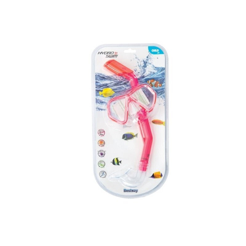 Bestway Μάσκα Θαλάσσης με Αναπνευστήρα Παιδική 24023 ΧΡΩΜΑ ΜΠΛΕ