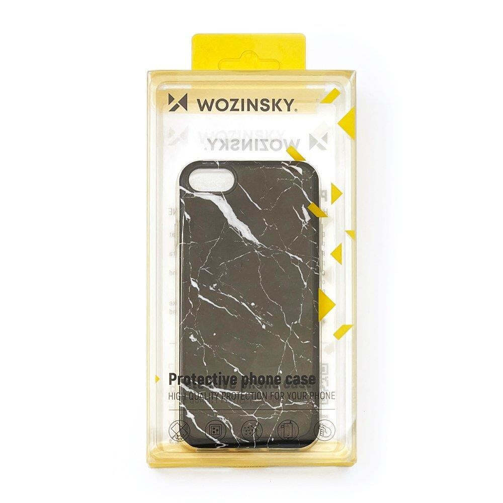Wozinsky Marble Back Cover Σιλικόνης Μαύρο (Galaxy M31)