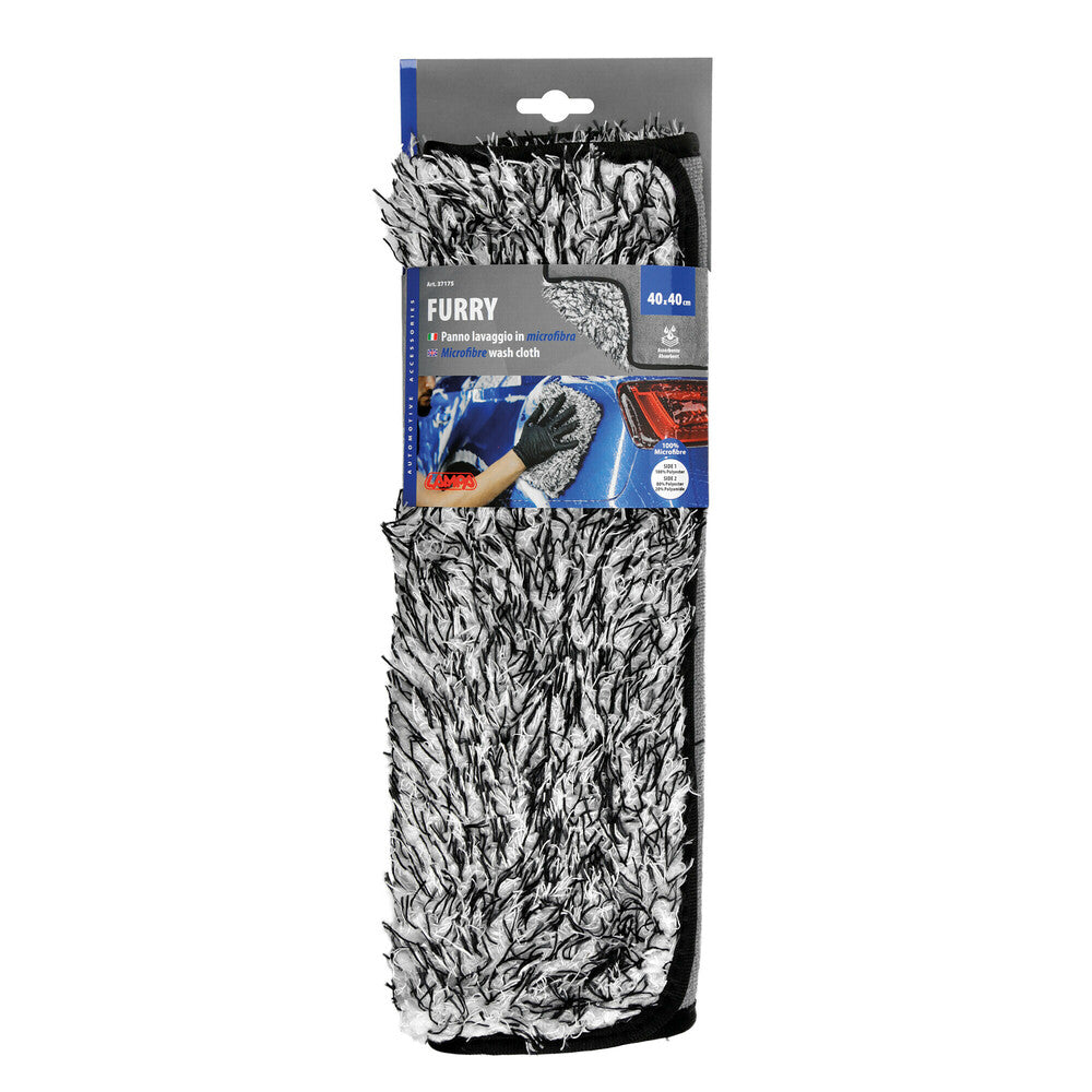 ΠΑΝΙ ΑΠΟΡΡΟΦΗΤΙΚΟ ΓΙΑ ΠΛΥΣΙΜΟ & ΞΕΣΚΟΝΙΣΜΑ ΜΕ ΜΙΚΡΟΙΝΕΣ (MICROFIBRE) 40x40cm FURRY LAMPA - 1 TEM.