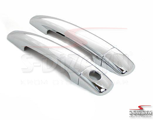 ΧΕΡΟΥΛΙΑ ΠΟΡΤΑΣ ΓΙΑ CITROEN C4 HB 3D 05-10  ΧΡΩΜΙΟ ΜΕΤΑΛΛΙΚΑ 2ΠΟΡΤΕΣ 2ΤΕΜ