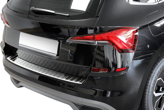 TRIM ΜΑΡΚΕ ΠΟΡΤ ΜΠΑΓΚΑΖ ΧΡΩΜΙΟ ΜΕΤΑΛΛΙΚΟ S-DIZAYN ΓΙΑ SKODA KAMIQ 2019+ - 1 TEM