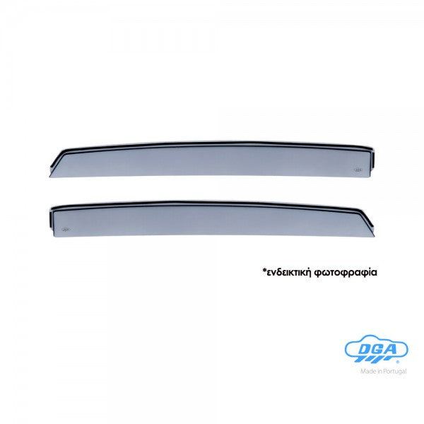 ΖΕΥΓΑΡΙ ΠΙΣΩ ΑΝΕΜΟΘΡΑΥΣΤΕΣ ΓΙΑ HYUNDAI TUCSON 5D 2004-2010 ΑΠΟ ΕΥΚΑΜΠΤΟ ΧΥΤΟ ΑΚΡΥΛΙΚΟ ΓΥΑΛΙ (CAST ACRYLIC GLASS) DGA - 2 ΤΕΜ.
