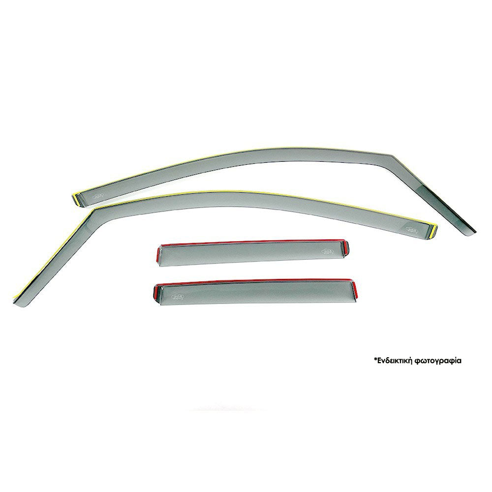 ΣΕΤ ΑΝΕΜΟΘΡΑΥΣΤΕΣ ΓΙΑ HYUNDAI TUCSON 5D 2015-2020 / HYUNDAI IX35 2015+ ΑΠΟ ΕΥΚΑΜΠΤΟ ΧΥΤΟ ΑΚΡΥΛΙΚΟ ΓΥΑΛΙ  (CAST ACRYLIC GLASS) DGA - 4 ΤΕΜ.