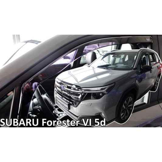 ΑΝΕΜΟΘΡΑΥΣΤΕΣ ΓΙΑ SUBARU FORESTER (SL) 5D 2024+ ΣΕΤ ΑΥΤΟΚΙΝΗΤΟΥ ΑΠΟ ΕΥΚΑΜΠΤΟ ΦΙΜΕ ΠΛΑΣΤΙΚΟ HEKO - 4 ΤΕΜ