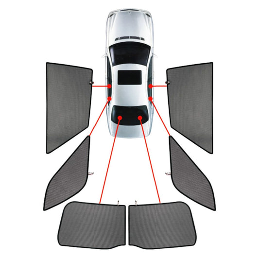 ΚΟΥΡΤΙΝΑΚΙΑ ΜΑΡΚΕ CAR SHADES ΓΙΑ SKODA KAROQ 5D 2017+ - 6 ΤΕΜ.