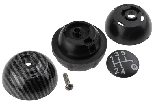 ΠΟΜΟΛΟ ΤΑΧΥΤΗΤΩΝ ΜΑΡΚΕ ΜΕ ΕΝΔΕΙΞΗ 5 ΤΑΧΥΤΗΤΩΝ CARBON LOOK ΓΙΑ FIAT 500 2007+ NTY - 1 τεμ.