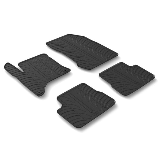 ΠΑΤΑΚΙΑ ΛΑΣΤΙΧΟ ΣΕ ΜΑΥΡΟ ΧΡΩΜΑ ME ΚΟΥΜΠΩΜΑΤΑ ΓΙΑ PEUGEOT 208 5D 09/2023+ / OPEL CORSA F 5D 07/2023+ (AYTOMATO/HYBRID) LAMPA - 4 ΤΕΜ.