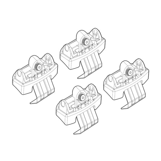 ΠΟΔΙΑ ΓΙΑ ΜΠΑΡΕΣ NORDRIVE ΓΙΑ CITROEN C3 04/2024+ / C3 AIRCROSS 08/2024+ / OPEL FRONTERA 09/24+  - 4 τεμ