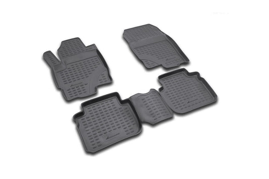 ΜΑΡΚΕ ΠΑΤΑΚΙΑ ΣΕ ΣΚΑΦΗ TPE ΛΑΣΤΙΧΟ ΓΙΑ MITSUBISHI COLT 3D / 5D 06/2004-12/2008  ΣΕ ΜΑΥΡΟ ΧΡΩΜΑ NOVLINE - 4 ΤΕΜ.