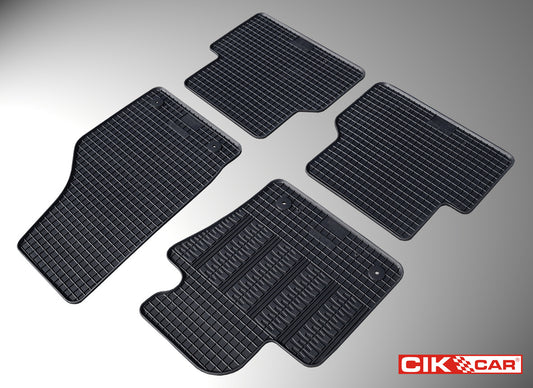 ΜΑΡΚΕ ΠΑΤΑΚΙΑ ΣΕ ΣΚΑΦΗ ΛΑΣΤΙΧΟ ΓΙΑ AUDI Q3 2011-2018 ΣΕ ΜΑΥΡΟ ΧΡΩΜΑ ΜΕ ΚΟΥΜΠΩΜΑΤΑ CIK - 4 ΤΕΜ.
