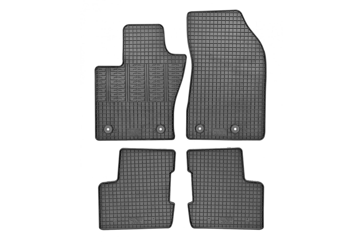 ΜΑΡΚΕ ΠΑΤΑΚΙΑ ΣΕ ΣΚΑΦΗ ΛΑΣΤΙΧΟ ΓΙΑ CITROEN JUMPY 2006-2016 / FIAT SCUDO 2006-2016 / PEUGEOT EXPERT 2006-2016 (2Η ΣΕΙΡΑ ΚΑΘΙΣΜΑΤΩΝ) ΣΕ ΜΑΥΡΟ ΧΡΩΜΑ ΧΩΡΙΣ ΚΟΥΜΠΩΜΑΤΑ CIK - 4 ΤΕΜ.