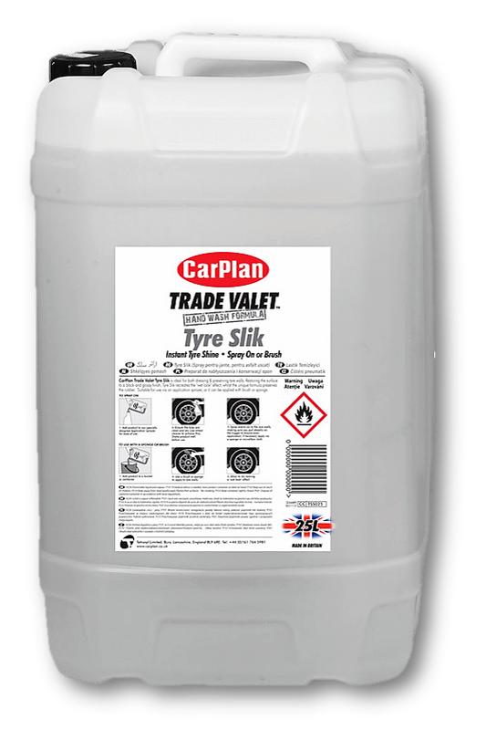 ΥΓΡΟ ΓΥΑΛΙΣΜΑΤΟΣ /ΠΡΟΣΤΑΣΙΑΣ ΕΛΑΣΤΙΚΩΝ CARPLAN TRADE VALET TIRE SLIK 25LT
