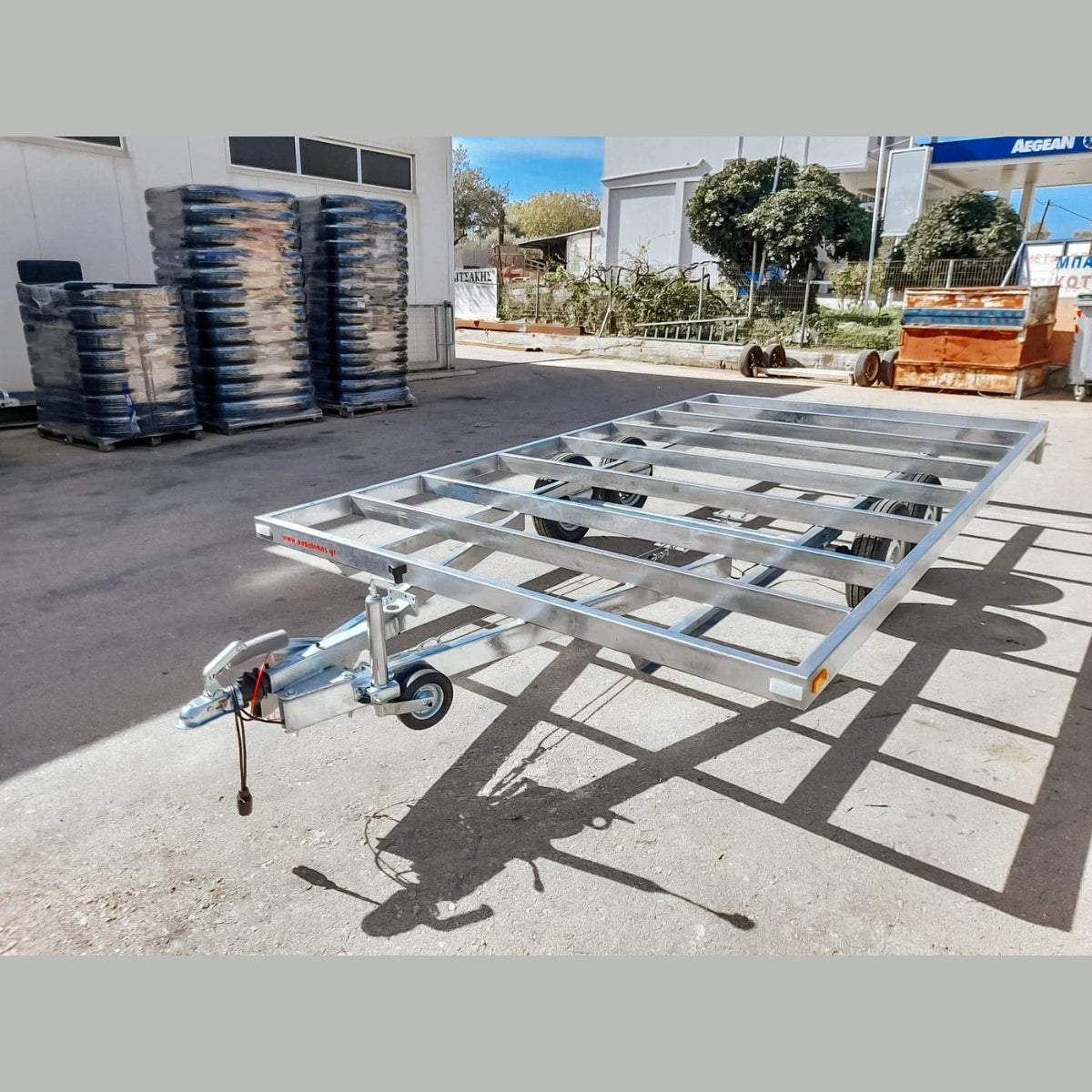 Επίπεδη πλατφόρμα Α4020Β — φωτογραφία 3 από 3 | Τρέιλερ οχημάτων & πλατφόρμες