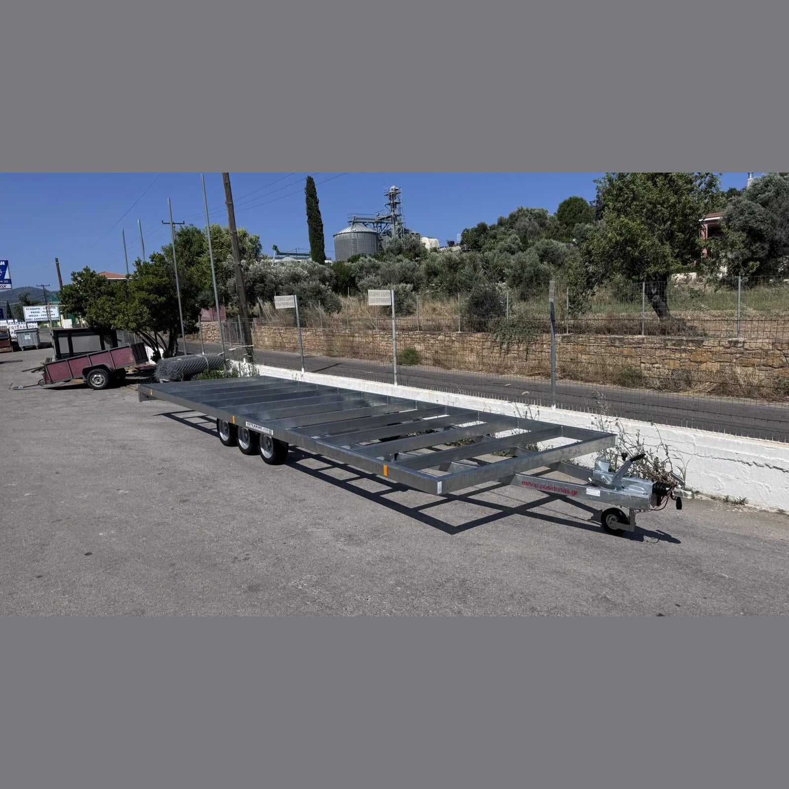Επίπεδη πλατφόρμα Α8025Β — φωτογραφία 1 από 3 | Τρέιλερ οχημάτων & πλατφόρμες