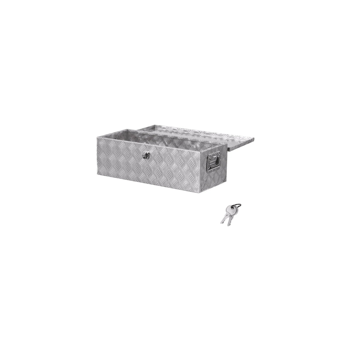Εργαλειοθήκη αλουμινίου 76x33x24 (cm), με κλειδαριά — φωτογραφία 1 από 3 | Μπαγκαζιέρες