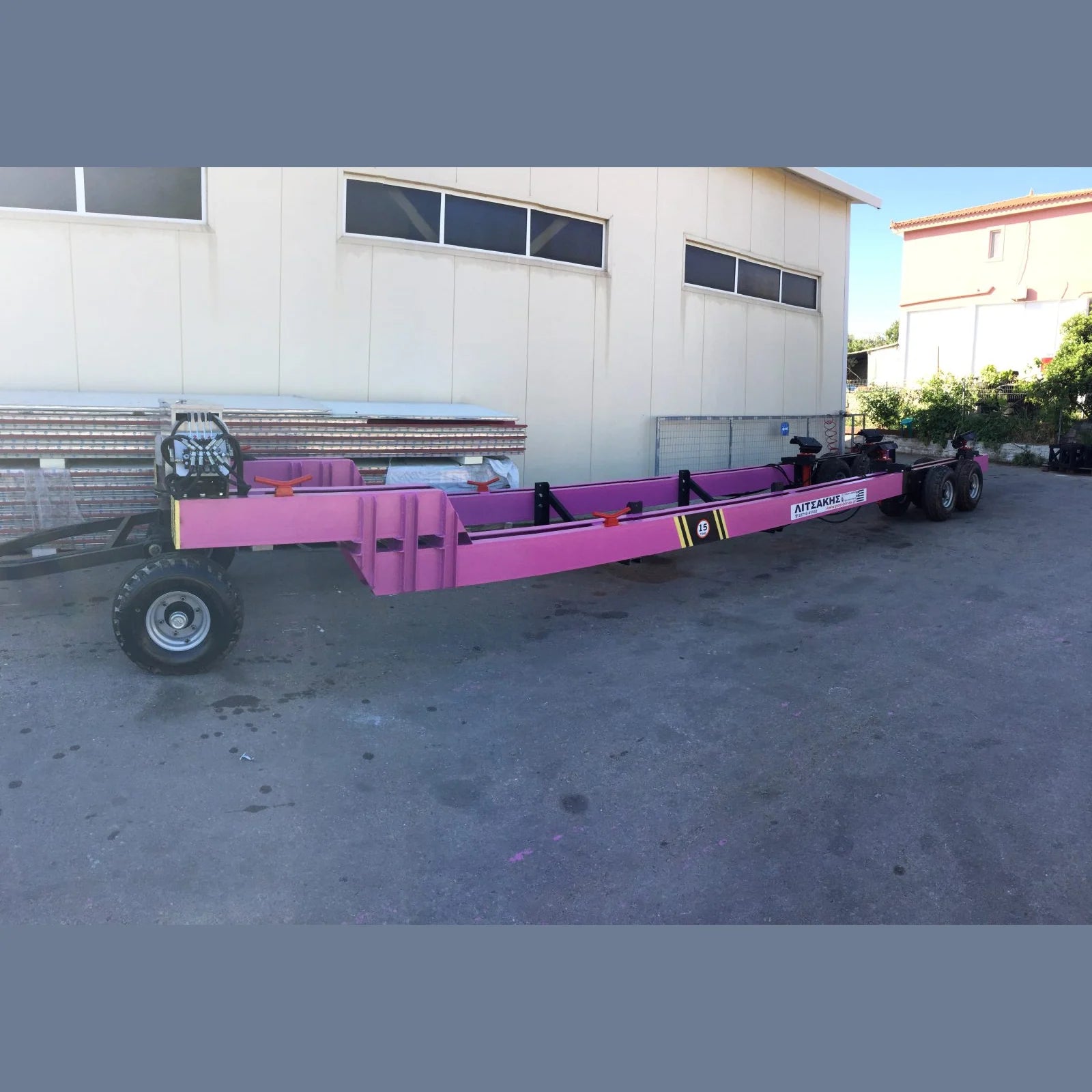 Εργοταξιακό τρέιλερ 15tn — φωτογραφία 1 από 2 | Τρέιλερ εργοταξιακά & ανατρεπόμενα