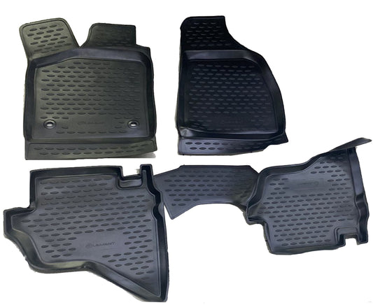 ΜΑΡΚΕ ΠΑΤΑΚΙΑ ΣΕ ΣΚΑΦΗ TPE ΛΑΣΤΙΧΟ ΓΙΑ FORD RANGER 2007-2011  ΣΕ ΜΑΥΡΟ ΧΡΩΜΑ ΜΕ ΔΙΑΤΡΗΤΑ ΚΟΥΜΠΩΜΑΤΑ NOVLINE - 4 ΤΕΜ.